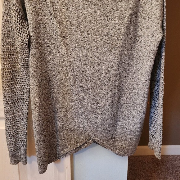 Nine West Women's Size Small Sweater Gray Knit Long Sleeve Shirt‎ - Picture 2 of 7